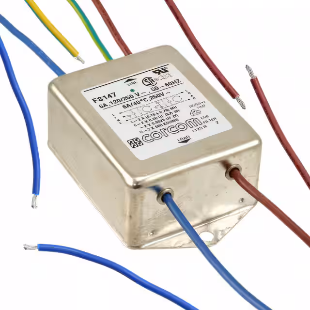 1-6609037-9 TE Connectivity Corcom Filters  Moduli di filtro di linea di alimentazione